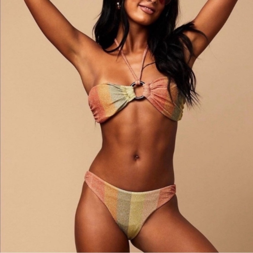 Beach Riot Multicolor Bikini Top - Picture 2 of 8